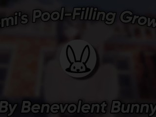 Remi's Pool-Filling Growth (Giantess futa growth animation)