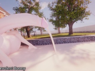 Remi's Pool-Filling Growth (Giantess futa growth animation)