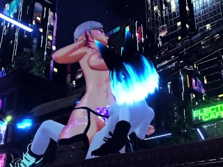 CYBER GIRL MILKS VRCHAT FEMBOY IN BACK ALLEY [RileyZenko ft. TishVR]
