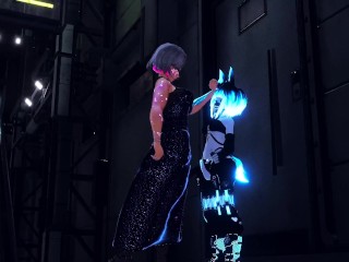 CYBER GIRL MILKS VRCHAT FEMBOY IN BACK ALLEY [RileyZenko ft. TishVR]