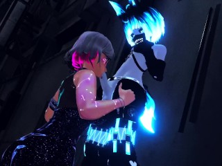 CYBER GIRL MILKS VRCHAT FEMBOY IN BACK ALLEY [RileyZenko ft. TishVR]