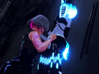 CYBER GIRL MILKS VRCHAT FEMBOY IN BACK ALLEY [RileyZenko ft. TishVR]