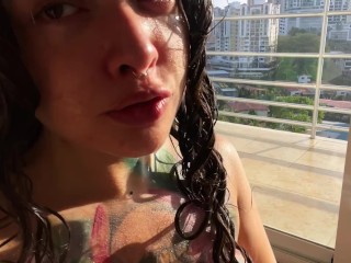 COMPILATION: hairy and sweaty body , sneezing morning