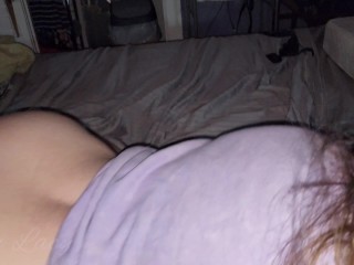 Hotwife is awoken by husband's friend