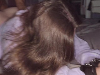 Hotwife is awoken by husband's friend