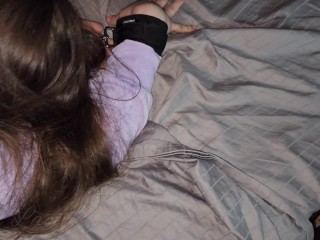 Hotwife is awoken by husband's friend