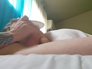 I get to keep his cock warm while he has a snack. (fans.ly/r/Princessplaytime)