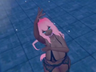 Dancing for fun~! (MistyGarden MMD DANCE Strip tease)