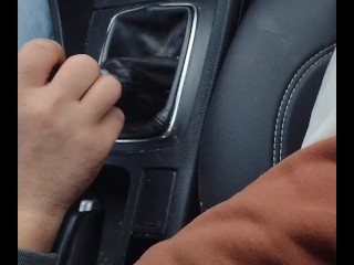 Touching Uber driver's dick to see his reaction