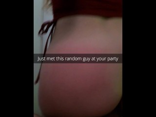 I went to my Ex-Boyfriends party and fucked a random guy