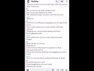 sexting with a hot milf - I fuck her on her couch and give her a creampie