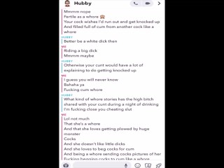 sexting with a hot milf - I fuck her on her couch and give her a creampie