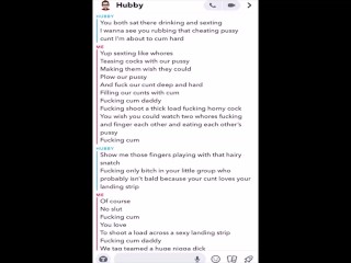 sexting with a hot milf - I fuck her on her couch and give her a creampie