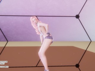 [MMD] LE SSERAFIM - Perfect Night Seraphine Sexy Kpop Dance League of Legends Uncensored Hentai 4K 6