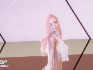 [MMD] LE SSERAFIM - Perfect Night Seraphine Sexy Kpop Dance League of Legends Uncensored Hentai 4K 6