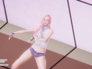 [MMD] LE SSERAFIM - Perfect Night Seraphine Sexy Kpop Dance League of Legends Uncensored Hentai 4K 6