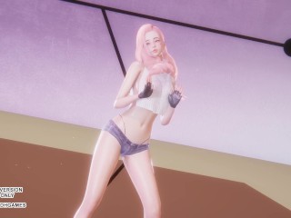 [MMD] LE SSERAFIM - Perfect Night Seraphine Sexy Kpop Dance League of Legends Uncensored Hentai 4K 6