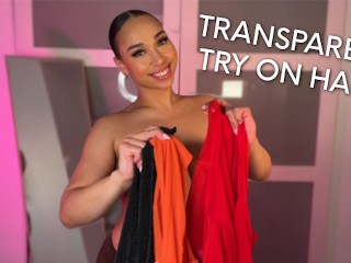 Transparent Clothes Try On Haul | BabygirlHazel