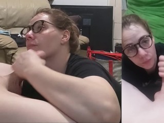 Heather Kane Sucks Off a Lucky Student!