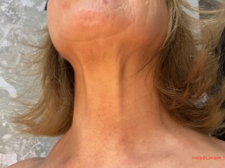 Milf custom made gulp neck fetish clip .