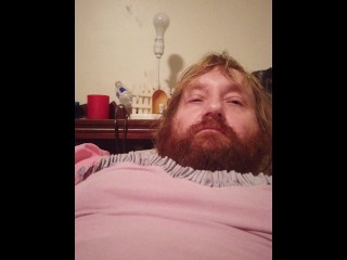 Foxy Sexy POV Point of View in Pink Romper ABDL pees everywhere so Hot and Naughty in Nighty Femboy