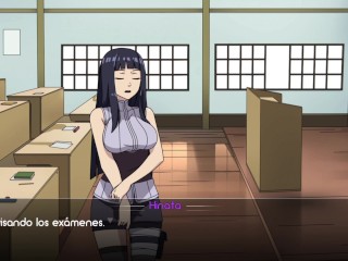 Ayudando a Hinata con sus deberes para despues follarla - Entrenamientos con Hinata -  Kunoichi Trai