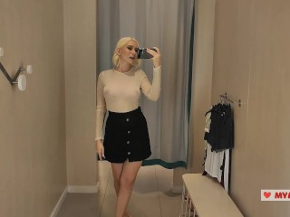 Completely See Through Clothes, Try On Haul Transparent Clothes, at the fitting room