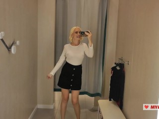 Completely See Through Clothes, Try On Haul Transparent Clothes, at the fitting room