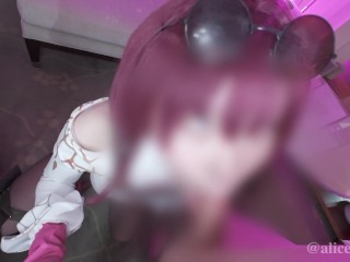❤✨【aliceholic13】Honkai:Star Rail Kafka Cosplaying femdom raw sex creampie video.