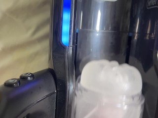 Leten new machine🌟COCK Milked by Fleshlight Quickshot Launch//