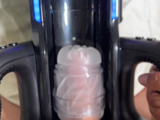 Leten new machine🌟COCK Milked by Fleshlight Quickshot Launch//