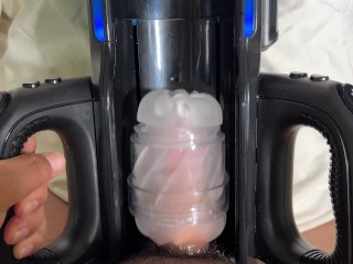 Leten new machine🌟COCK Milked by Fleshlight Quickshot Launch//