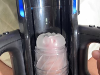 Leten new machine🌟COCK Milked by Fleshlight Quickshot Launch//