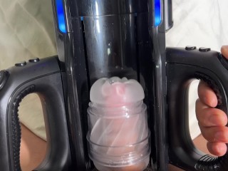 Leten new machine🌟COCK Milked by Fleshlight Quickshot Launch//