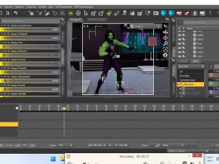 How to make a dance animation in Daz Studio using Filament PBR