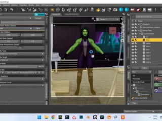 How to make a dance animation in Daz Studio using Filament PBR