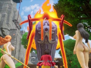 One Piece Odyssey Nude Mod Installed Game Play [part 03] Porn game play [18+] Sex game