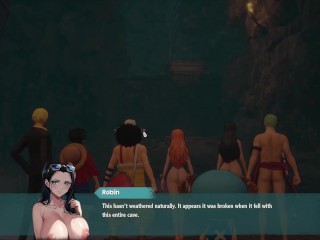 One Piece Odyssey Nude Mod Installed Game Play [part 04] Porn game play [18+] Sex game