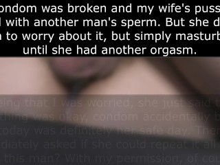 My  wife started get creampies in pussy from a stranger and got pregnant! - Cuckold roleplay story