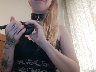 JOI balloon blowing tease