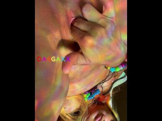 Playing with my tight wet little pussy