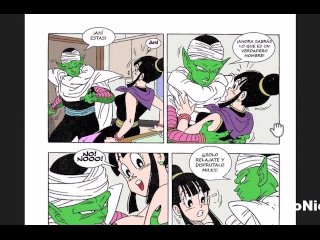 Milk engaño a goku con la grande verga de piccolo cuando el no estaba