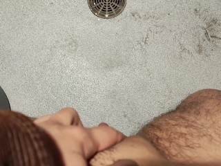 messy public restroom piss part 1