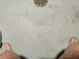 messy public restroom piss part 1