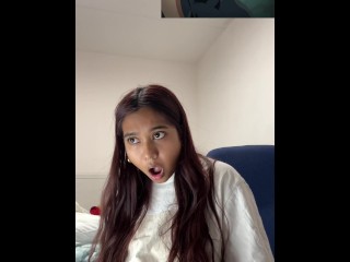 Petite Indian MiaZ reacts to Goblin Cave