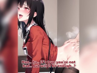 HENTAI JOI  - Yumeko shows you how this naughty game works ! Fap to Hero