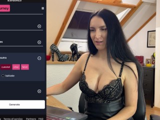 Eva creates a girlfriend from her fantasies on PORNJOURNEY and sextings with her