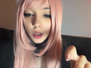 Cute Egirl Smoking slim cigarette (full vid on my 0nlyfans/ManyVids)