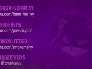 Alt Step Sis Smoking on your sofa (full vid on my 0nlyfans/ManyVids)