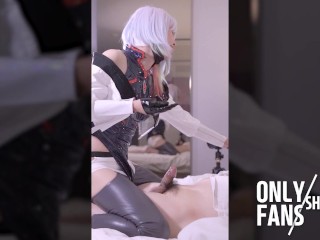 【Cyberpunk】✨Cosplay Sex with Lucy, Sexy Ladyboy Cosplayer get Fucked, Crossdresser trans Hentai 5